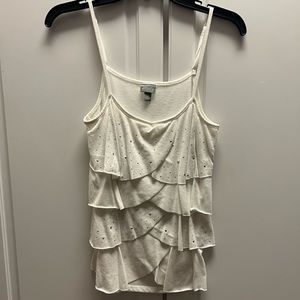 Cute Vanity off-white tank top